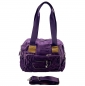 Preview: flevado Damen Handtasche Schultertasche Frauen/Jugend viel Stauraum lila